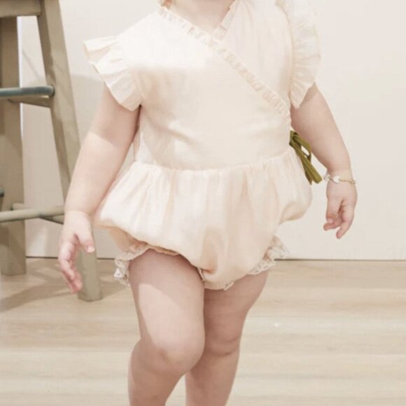 🆕NWT One Child Girls Pink Romper - Picture 2 of 7